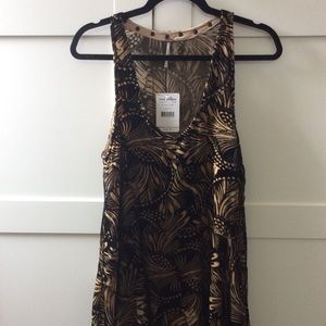 Free People Ellie burnout velvet mini skater dress